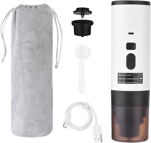 Portable Espresso Maker 15Bar Travel Coffee Machine Wireless Heating Digital Cup