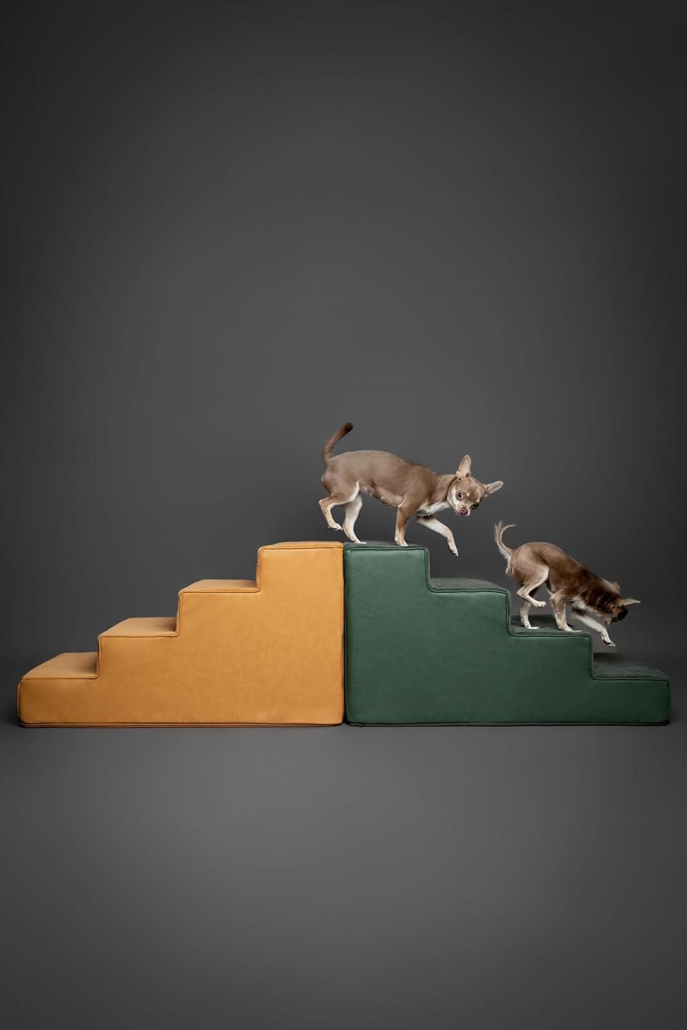 5‑Step Extra‑Wide Non‑Slip Foam Dog & Cat Stairs 35 Foam Density 35″ Ramp