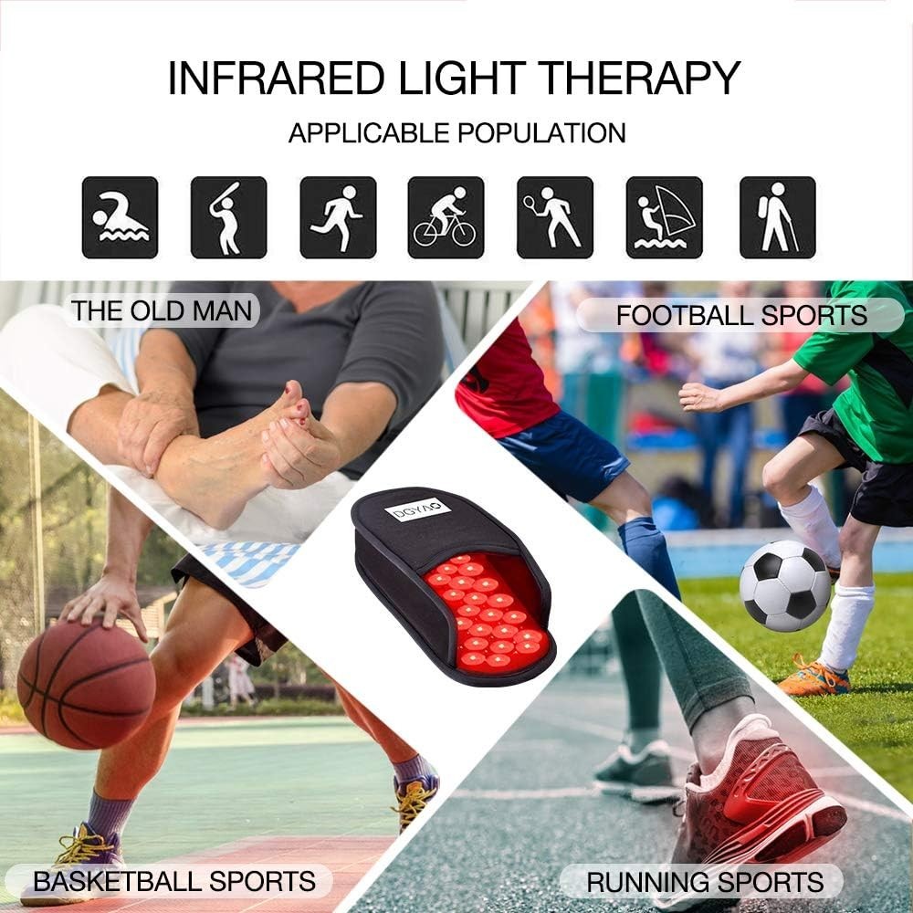 Infrared Foot Therapy Slippers 660/880nm LED Pain Relief & Stress Relief
