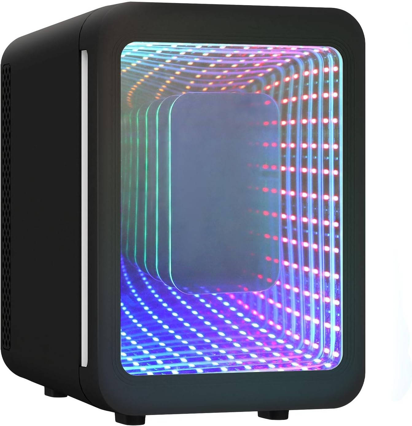 4L Mini Fridge Portable AC/DC Cooler Warmer Low Noise Skincare Black