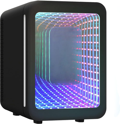 4L Mini Fridge Portable AC/DC Cooler Warmer Low Noise Skincare Black