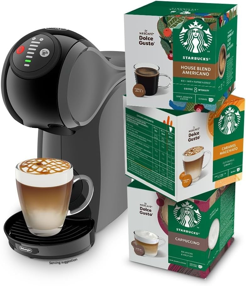 Pod Coffee Machine with Capsules | 15 Bar Pressure | Compact Espresso Maker