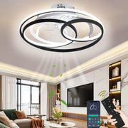 Wildcat Ceiling Fan with Lights Modern LED Dimmable Quiet