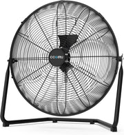 12" High Velocity Floor Fan 3-Speed Metal 180° Tilt Heavy Duty Quiet Cooling Gym