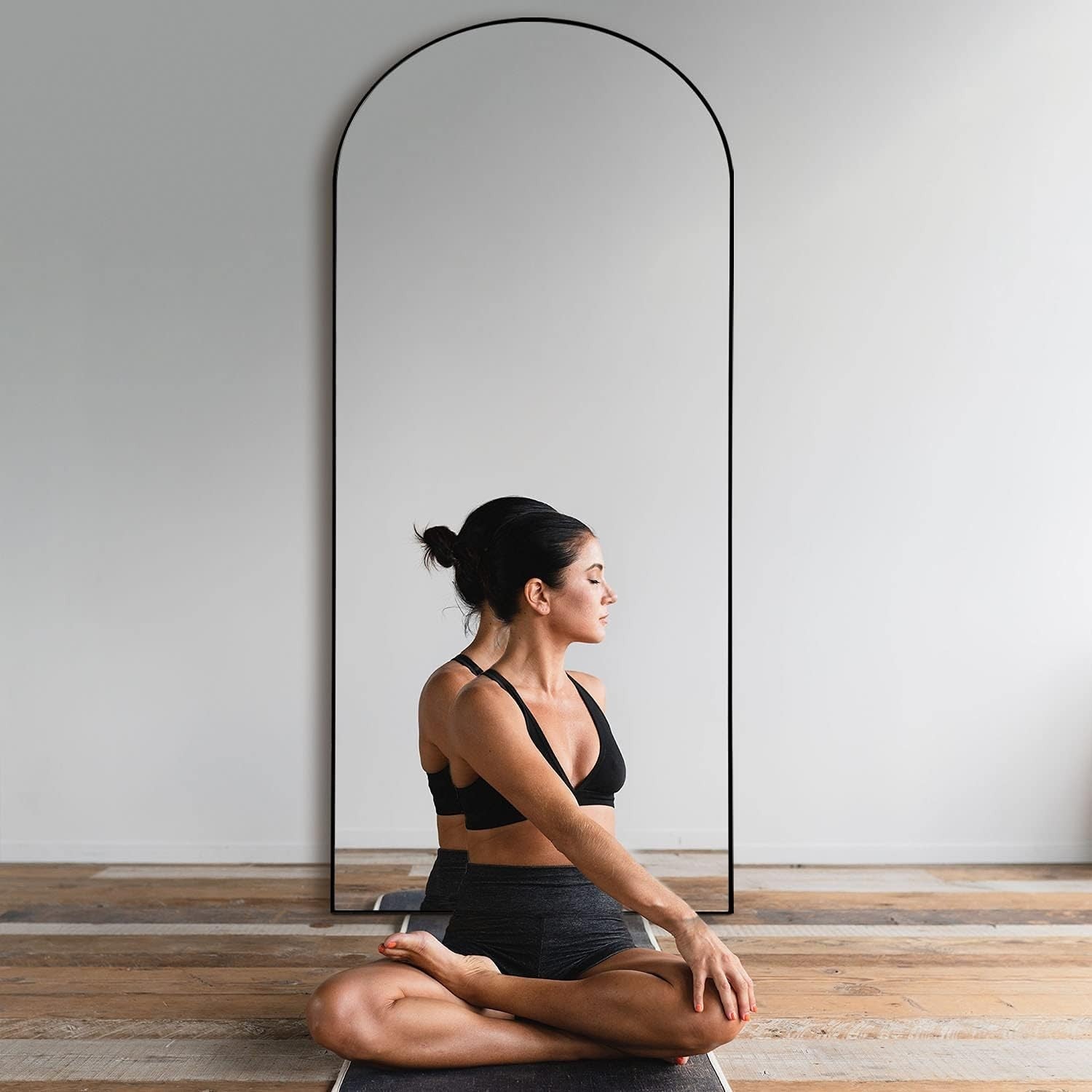 Large Arch Full Length Mirror 65"x22" Wall Leaning Modern Bedroom Decor