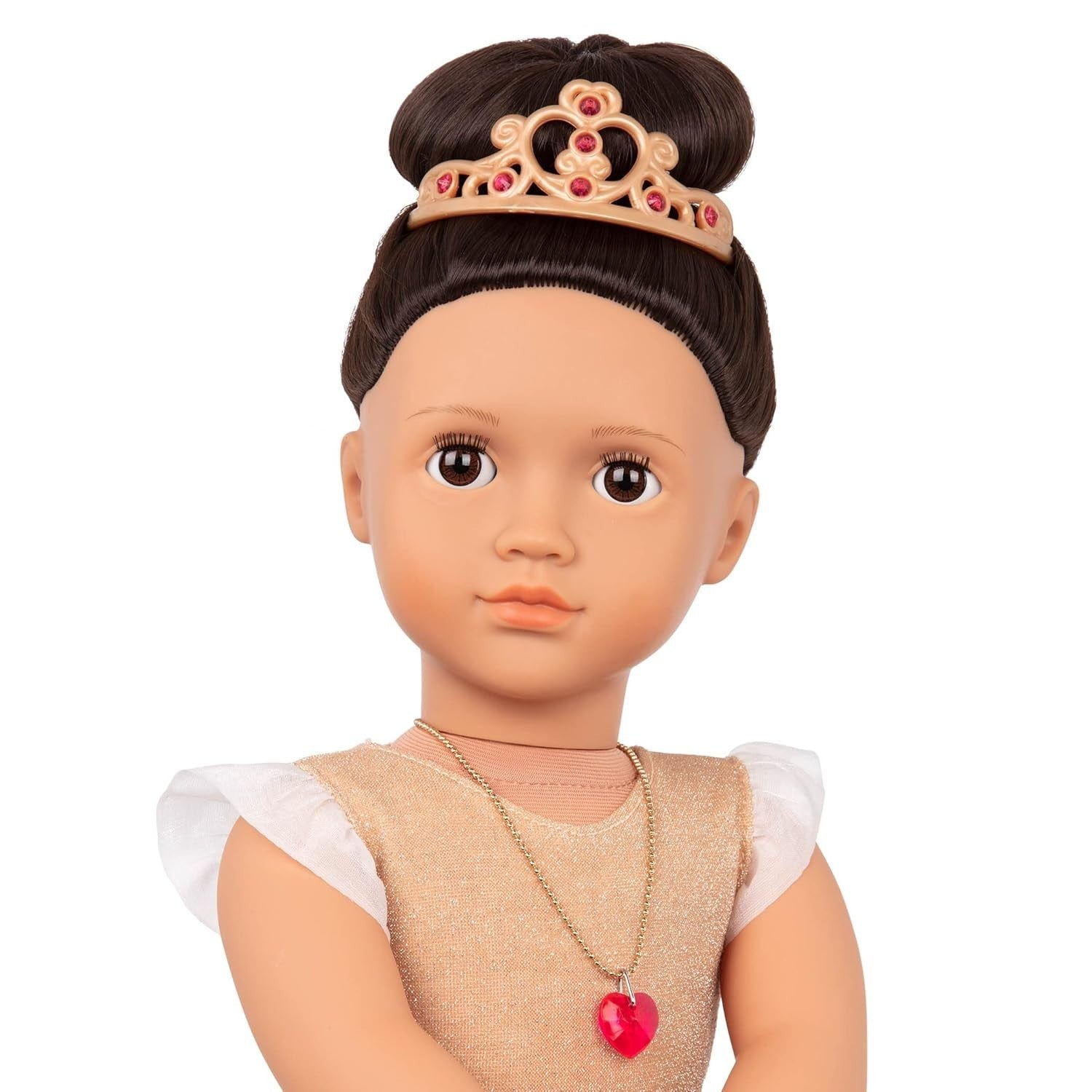 18-Inch Fashion Starter Doll Brown Hair Hazel Eyes 3 Outfits Gift Box