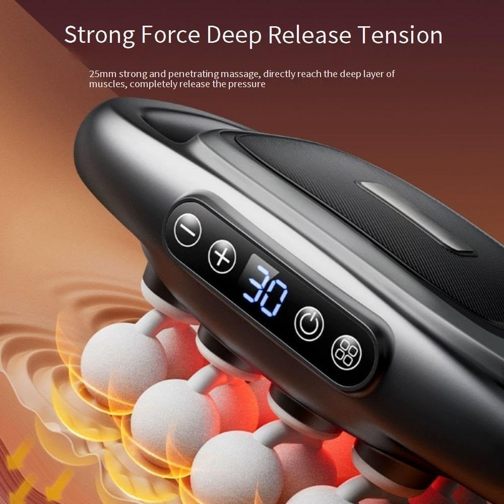 Deep Tissue Massage Gun 16-Head Multi Node Percussion Body Muscle Relaxer