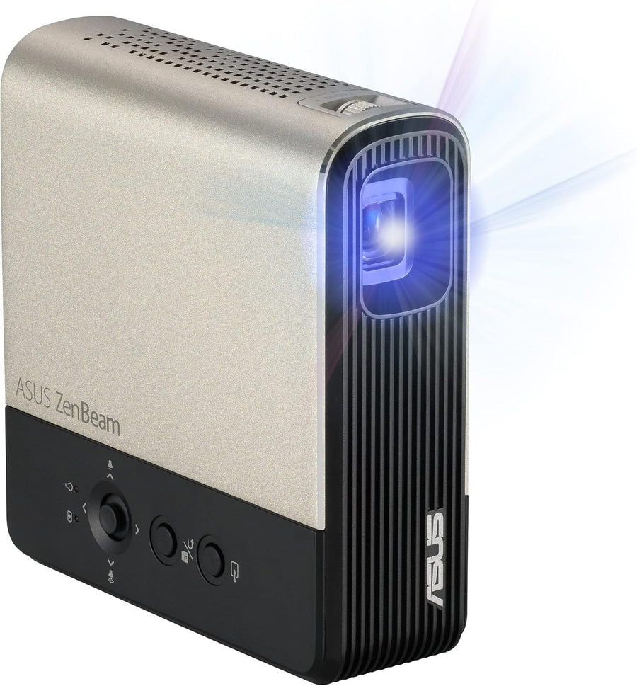 Mini Portable LED Projector Wireless Smartphone Mirroring Battery HDMI