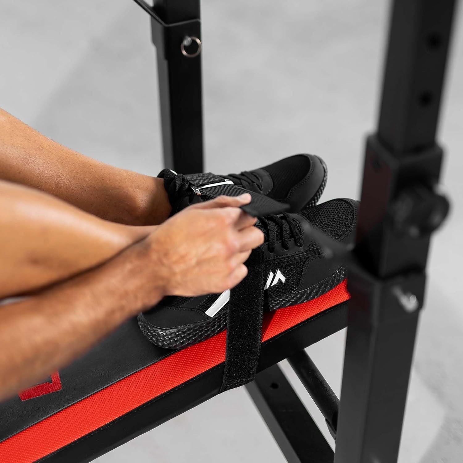 Foldable Weight Bench With Barbell Rack Dip Station 250kg Home Gym