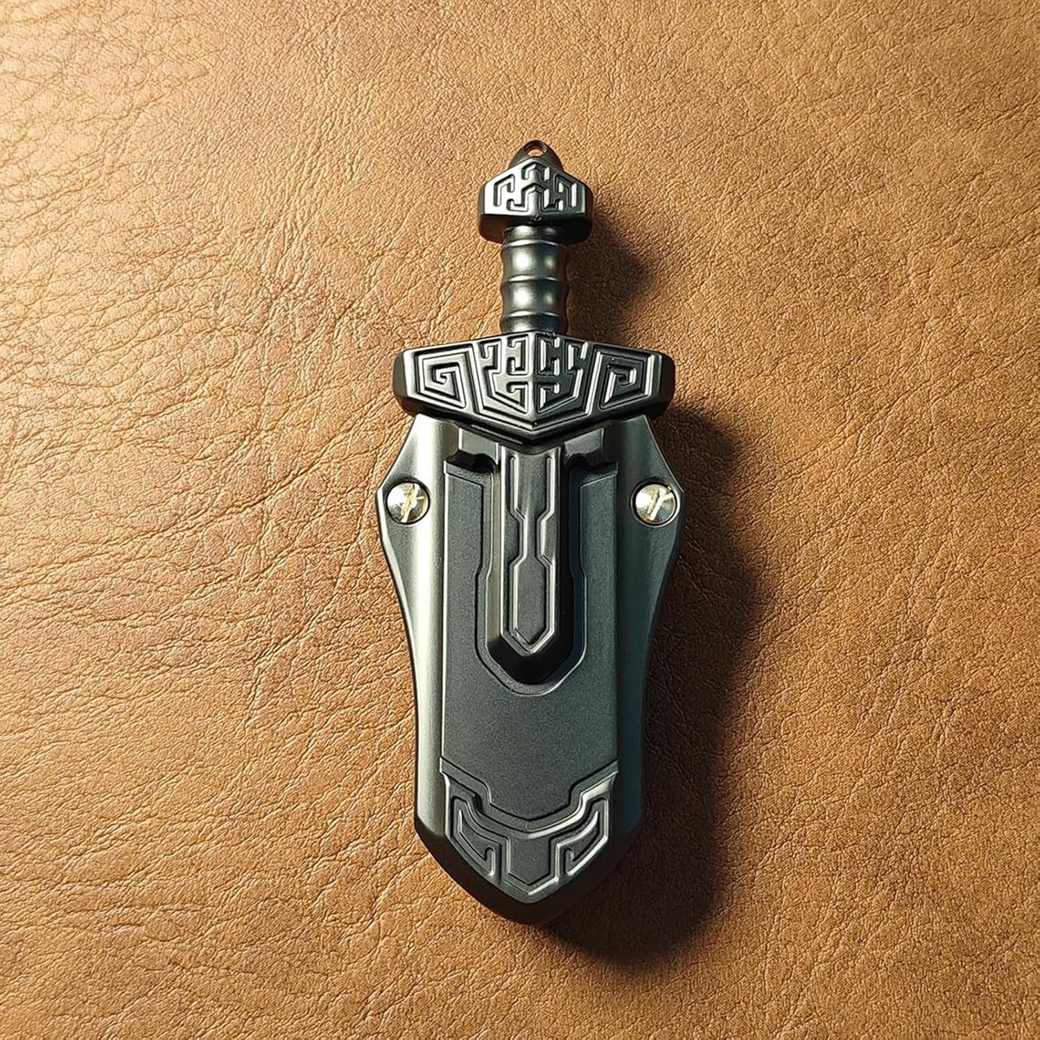 Sword Style Fidget Slider Metal EDC Stress Relief Clicker