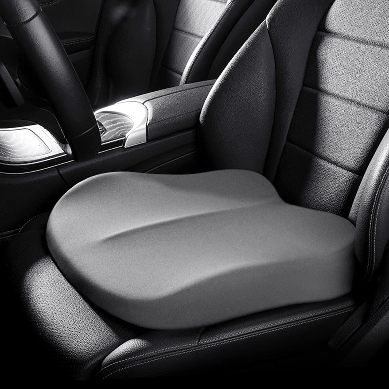 Memory Foam Seat Booster Cushion Height Increase Driving Comfort