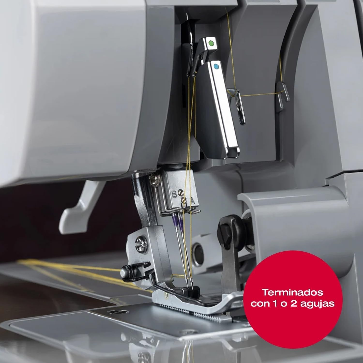 Overlock Sewing Machine High Speed Serger Differential Feed Silver