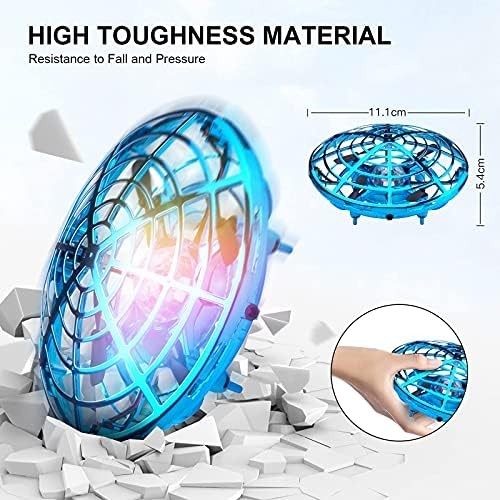 Kriogor UFO Mini Drone for Kids Hand & Remote Control 2 Modes RC Flying Toy