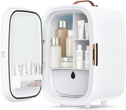 15L Mini white Fridge & Warmer | Portable Low-Noise Skincare & Drinks Cooler