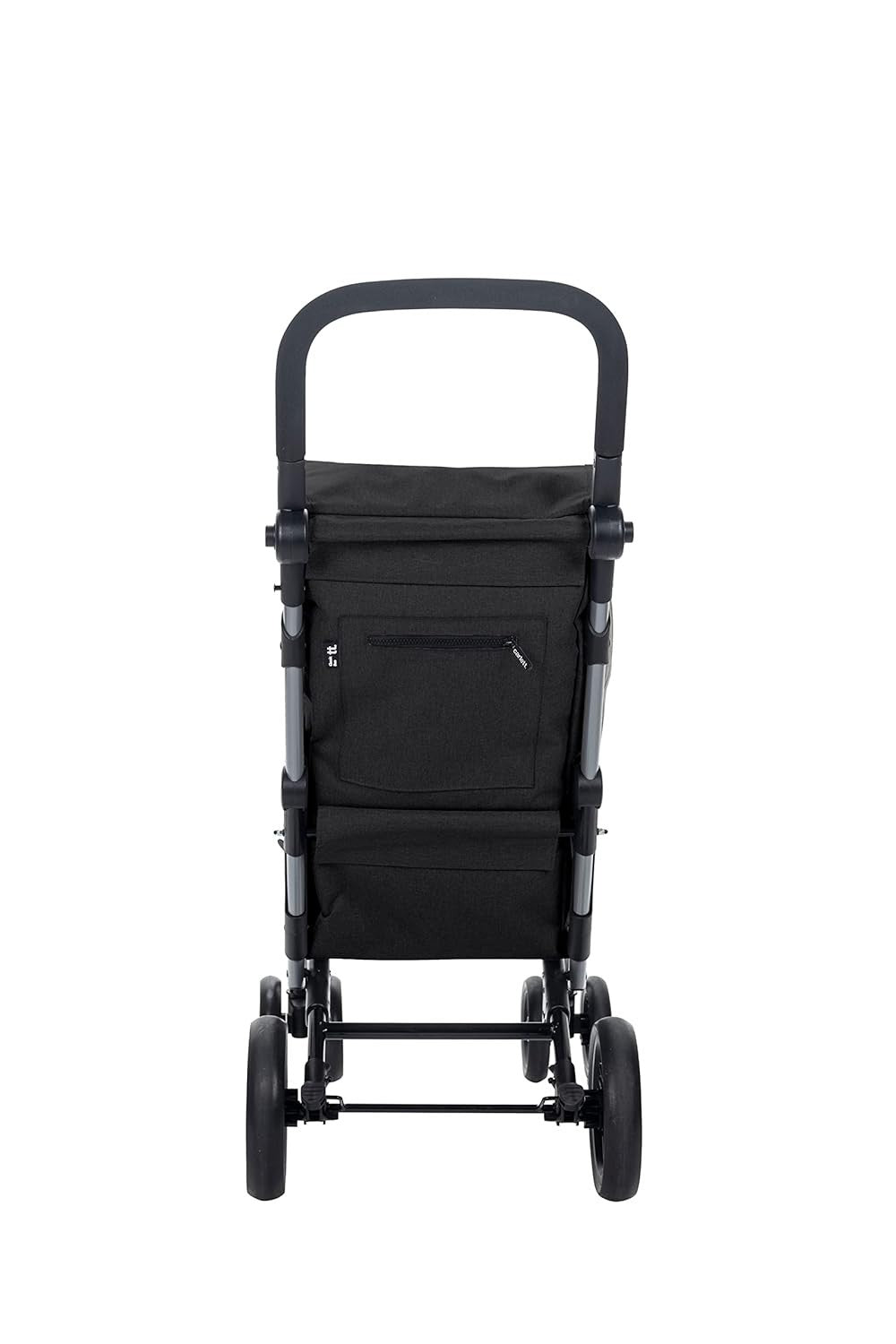 Foldable Shopping Cart Trolley 63L Thermal Bag 25kg Grocery Organizer