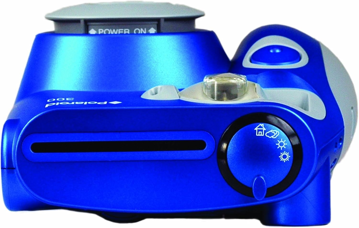 Instant Film Camera Blue Auto Flash Color Photo Camera with Batteries
