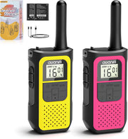 2 Way Walkie Talkies Rechargeable 2 Pack Long Range VOX 16 Channel