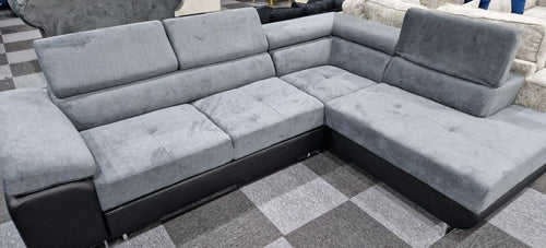 L Shape 5 Seater Sofa Bed with Storage – Modular Pull Out Corner Couch RH