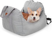 Dog Car Booster Seat Travel Bed Washable Pet Carrier Small Medium Dogs