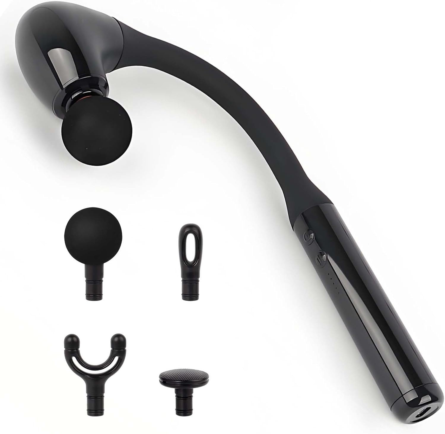 Long Handle Massage Gun Deep Tissue Back & Neck Relief Cordless Quiet