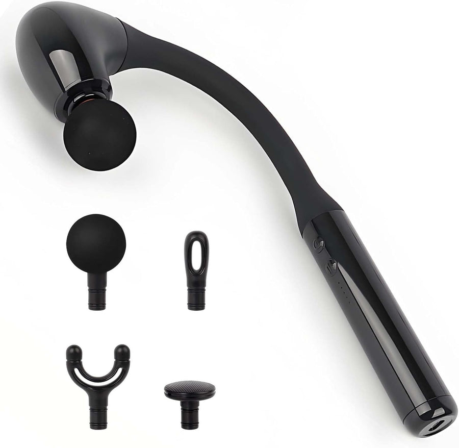 Long Handle Massage Gun Deep Tissue Back & Neck Relief Cordless Quiet