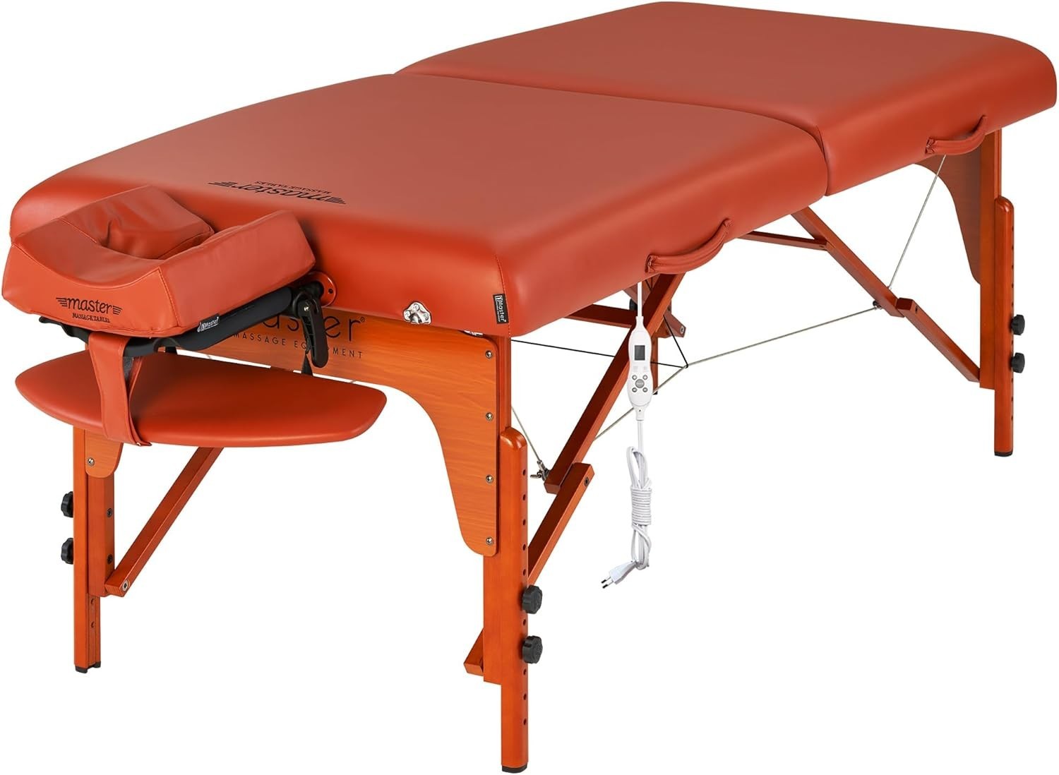 70cm Heated Portable Massage Table Folding Spa Bed Memory Foam Beauty Couch