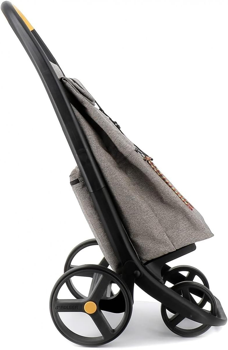 Foldable 4-Wheel Eco Shopping Trolley Granito Thermal Bag Durable