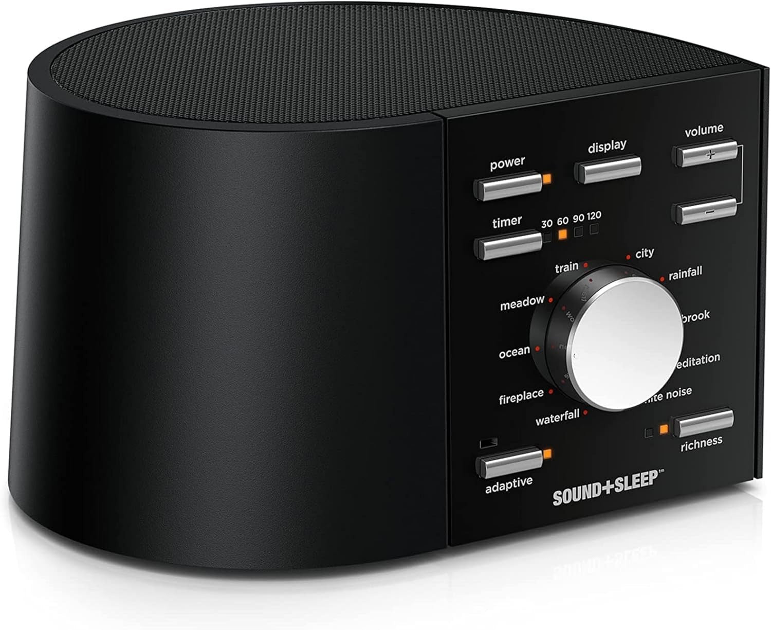 Sleep Sound Machine with Non-Looping Nature & White Noise, Adaptive Audio