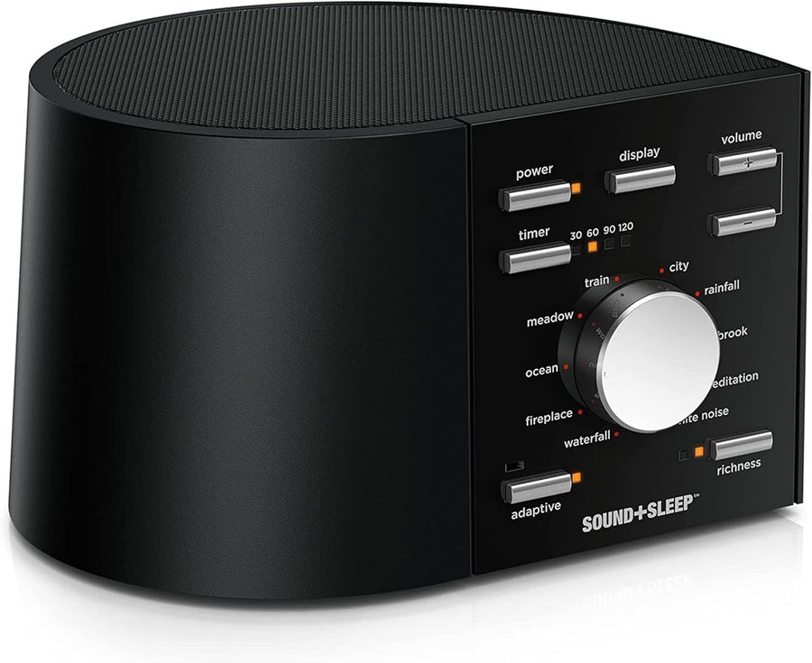 Sleep Sound Machine with Non-Looping Nature & White Noise, Adaptive Audio