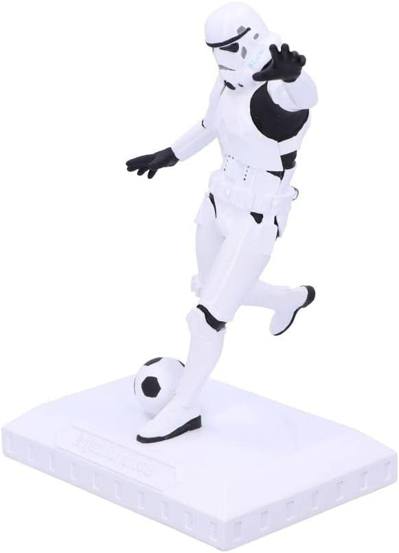 Footballer Stormtrooper Figurine ⚽ Resin Collectible Statue Gift Decor 17cm