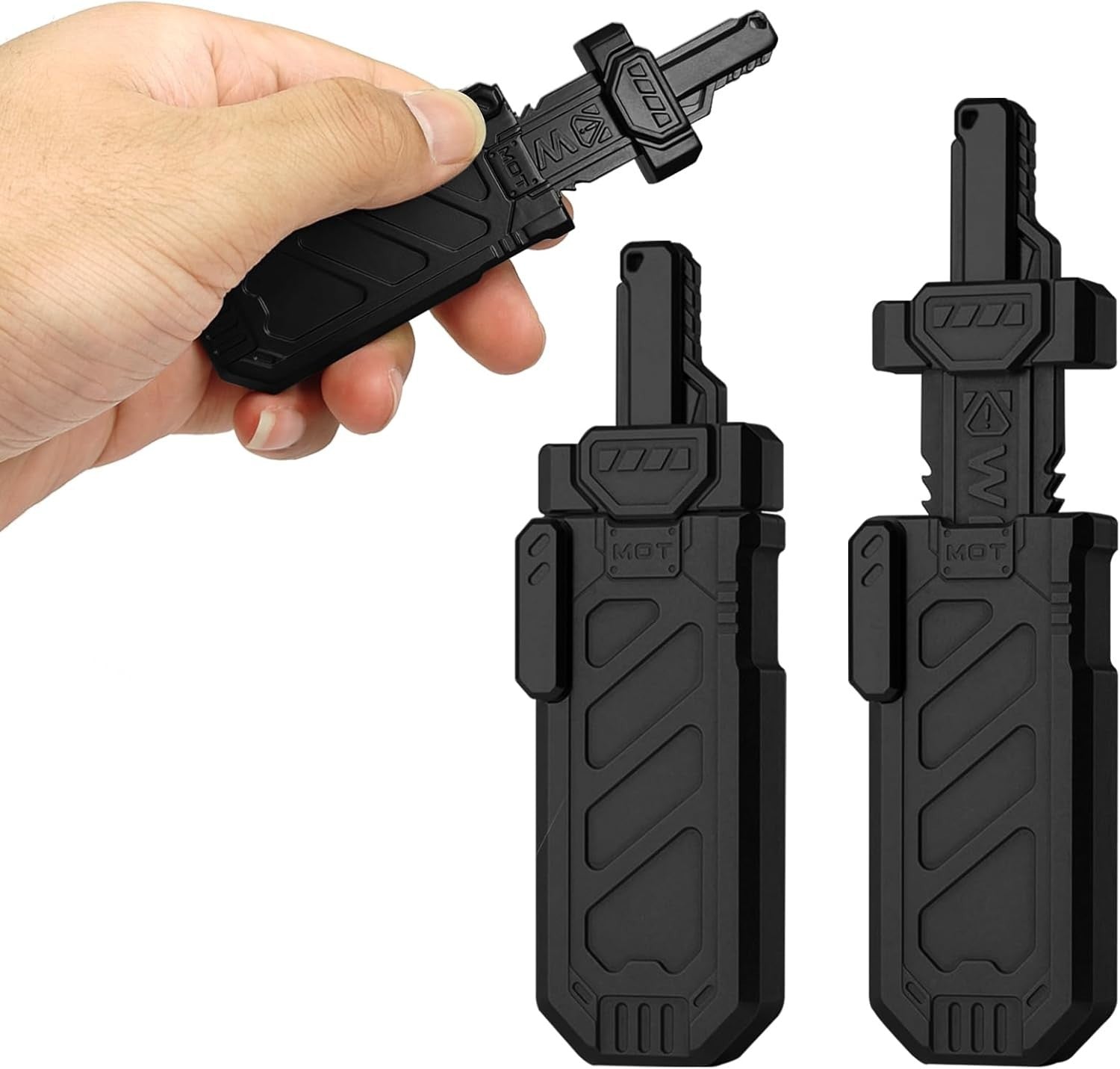 Metal Sword Fidget Slider EDC Stress Relief Clicker Toy