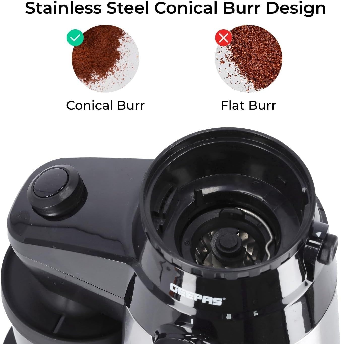 1465W Espresso Machine & Burr Coffee Grinder Set | 20-Bar Pressure