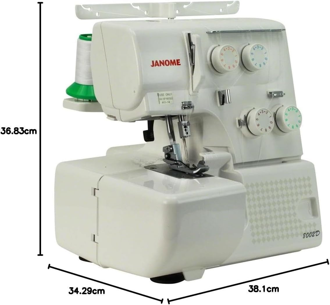 4 Thread Overlocker Serger Sewing Machine Color Coded Threading