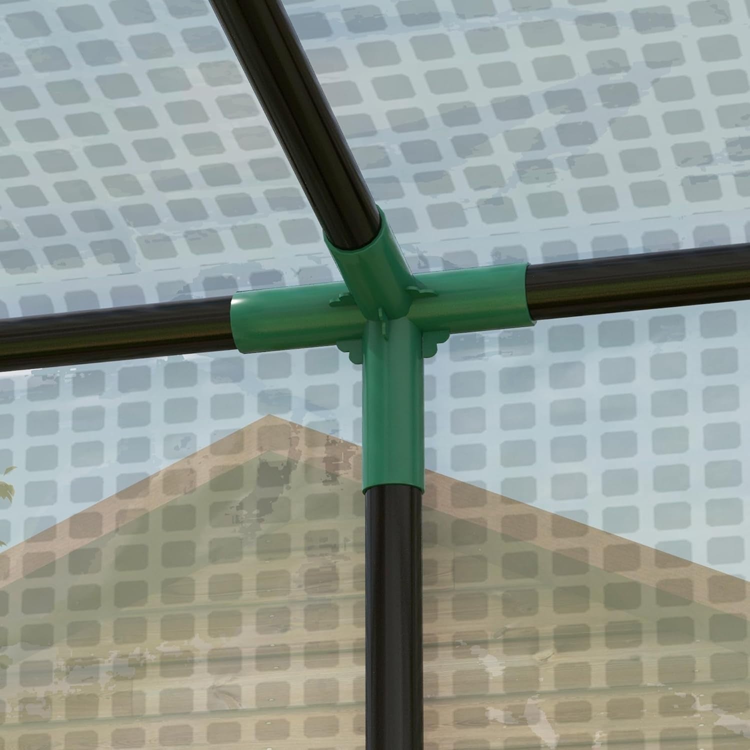 Reinforced Tomato Greenhouse 196x77x197cm Walk-In PE Cover