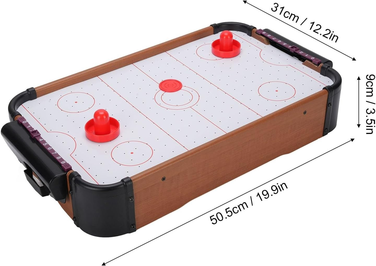 Tabletop Air Hockey Game Compact 2 Player Family Stress Relief Fun