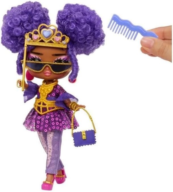 Fashion Doll Tweens Purple Hair 10+ Surprises Rock Star Accessories