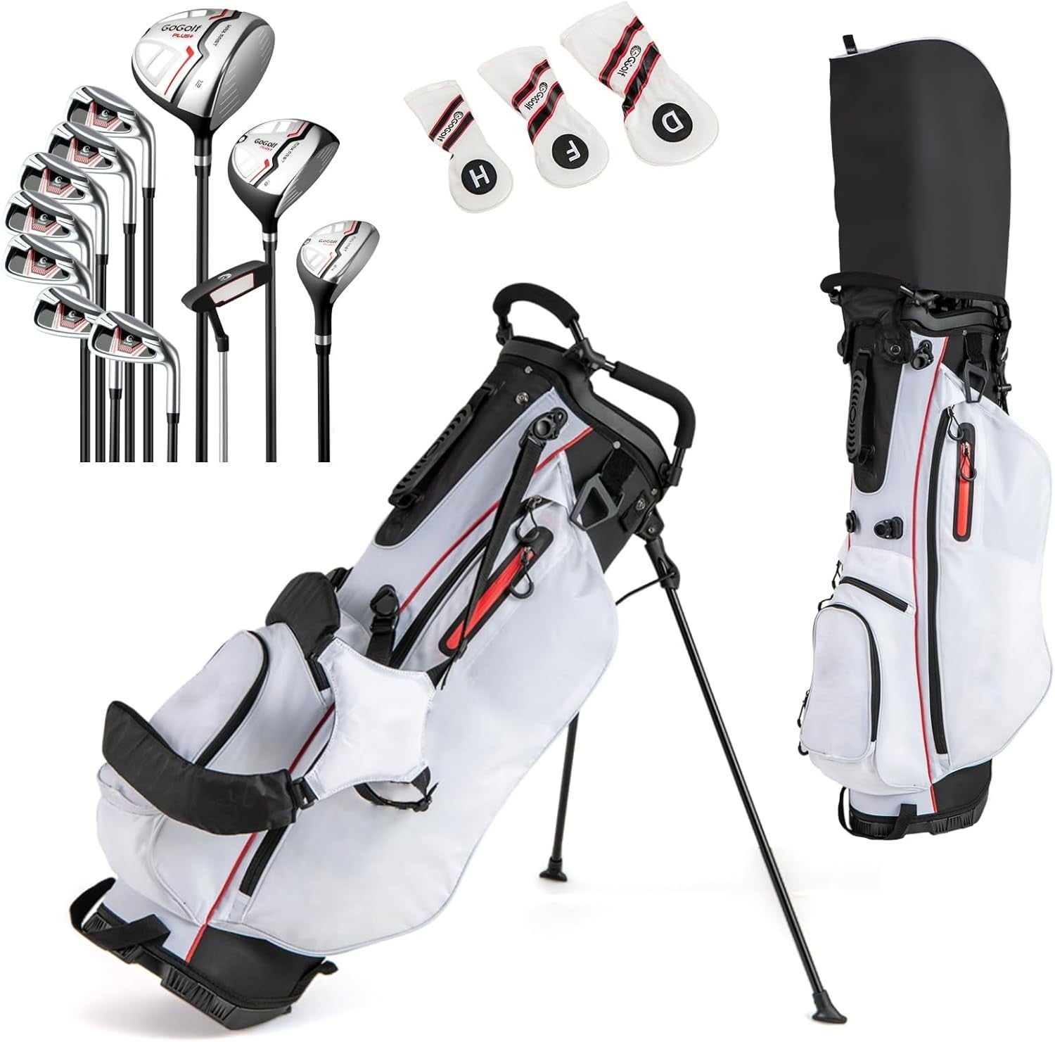 Women’s Right Hand Golf Clubs 12pc Complete Set 460cc Driver Stand Bag