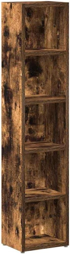 2 Pack CD Storage Cabinets Media Shelf Bookcase Display Unit Oak 93cm