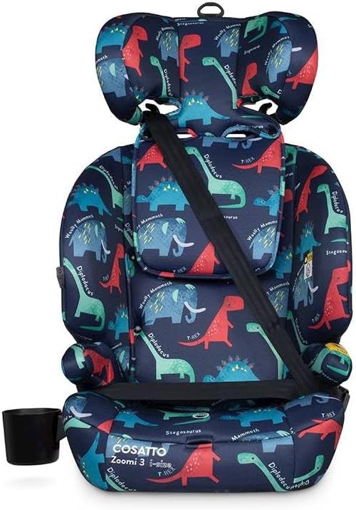 i-Size ISOFIX Child Car Seat 76–150cm Adjustable Headrest Impact