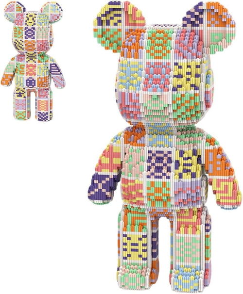 3950pc DIY Candy Bear Micro Blocks Set Toy Gift Adults Kids Animal Decor