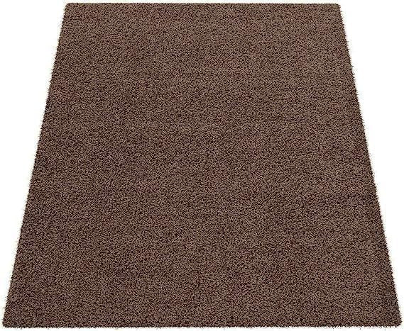 Extra Large Shaggy Rug 160x230cm 5cm Thick Soft High Pile Taupe Carpet