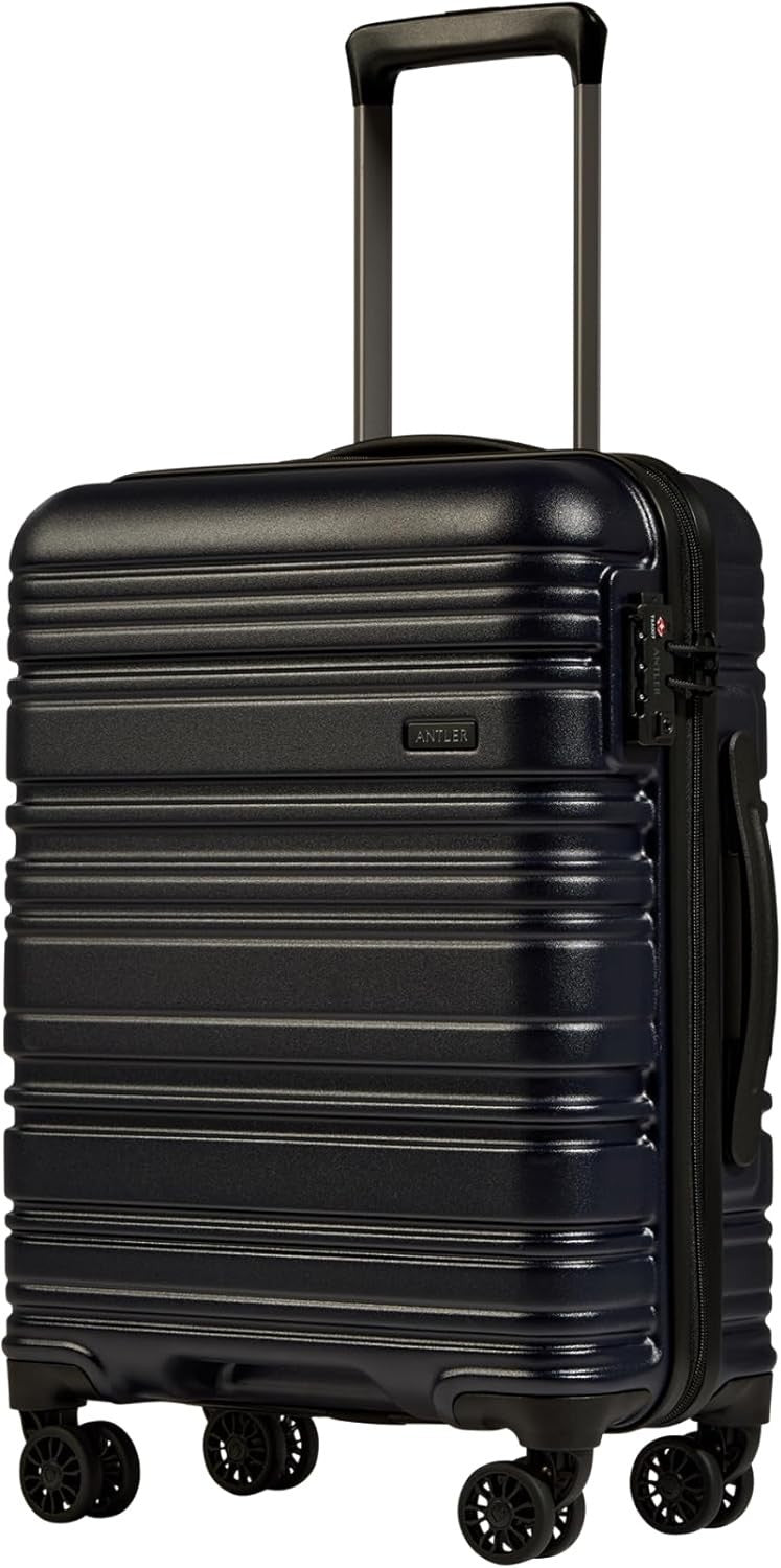 55cm Cabin Hard Shell Suitcase Lightweight Spinner Wheels TSA Lock Carry On
