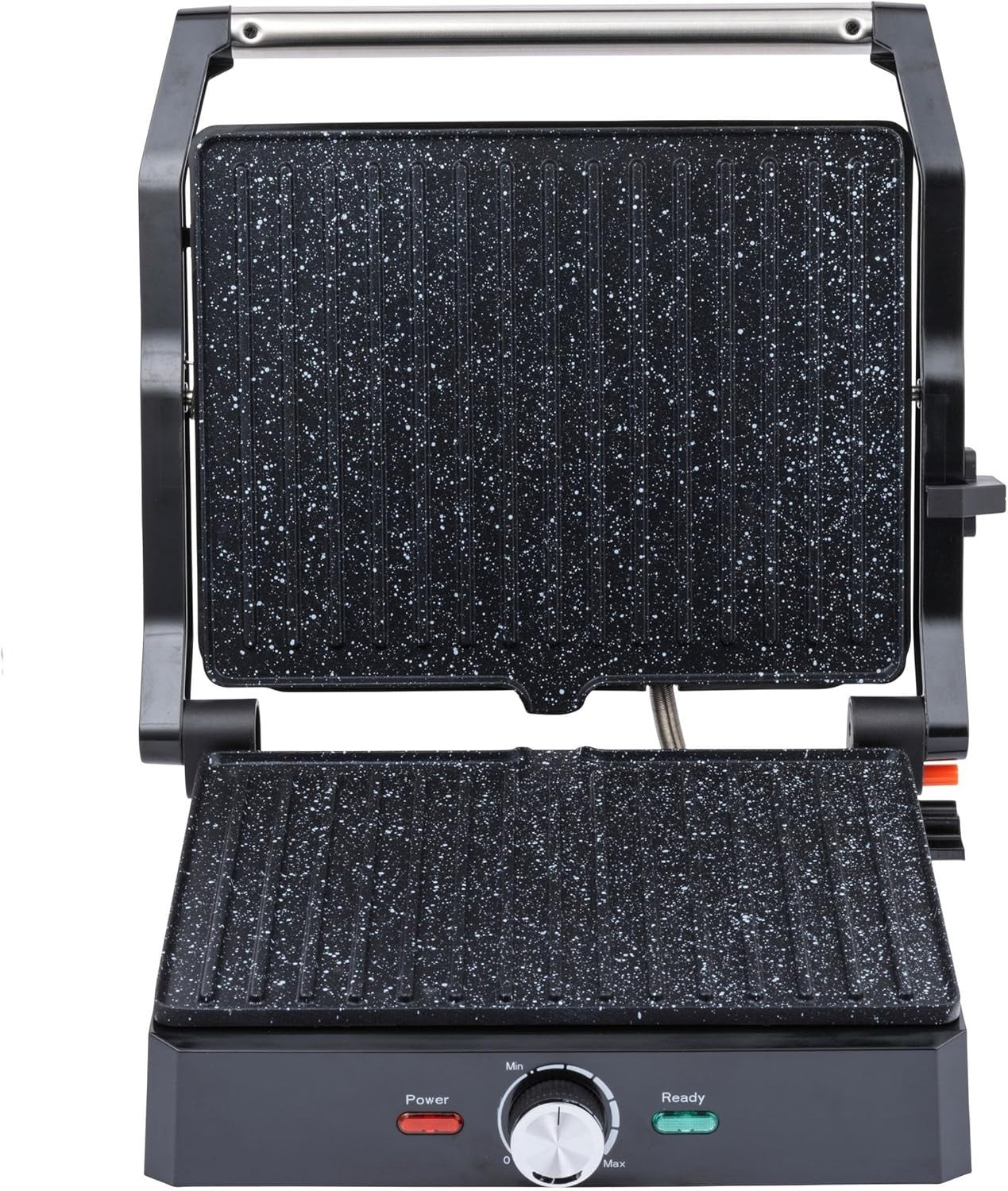 2000W Health Grill & Panini Maker Non-Stick Plates 31.9x34.6cm
