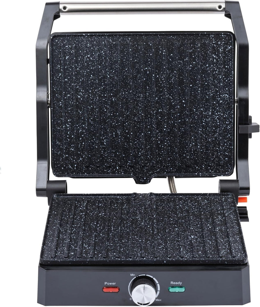 2000W Health Grill & Panini Maker Non-Stick Plates 31.9x34.6cm