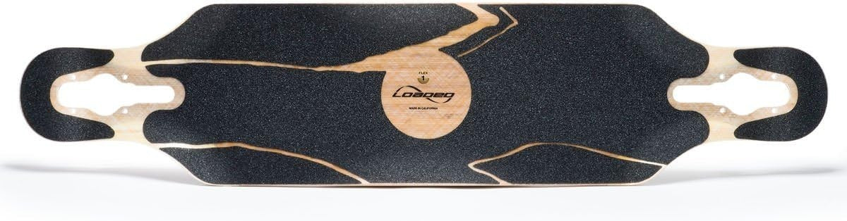 Icarus Bamboo Longboard Skateboard Deck 38.4" 75mm Wheels Flex 1