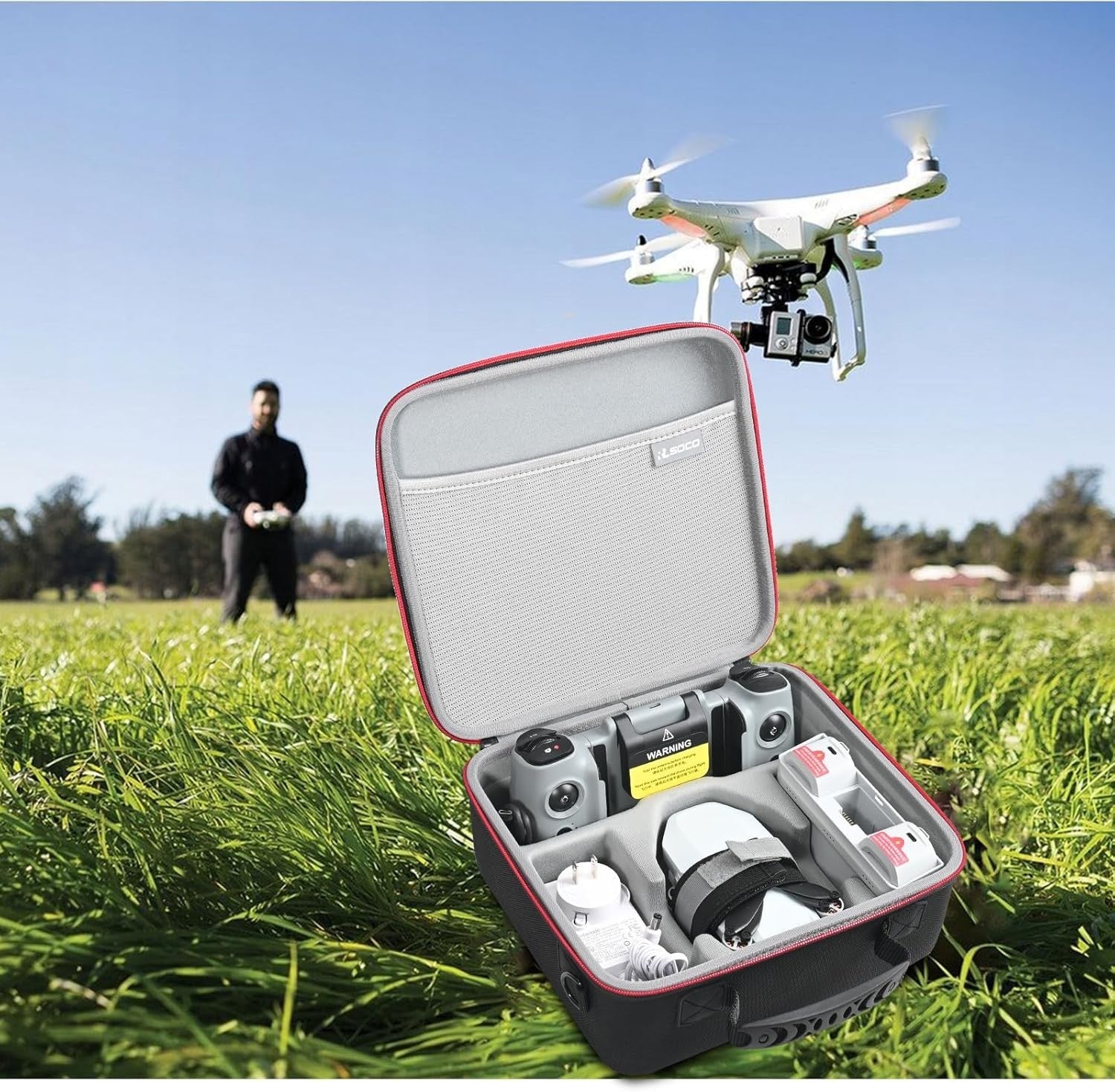 Hard EVA Travel Case for Potensic Atom 2 Drone & Accessories