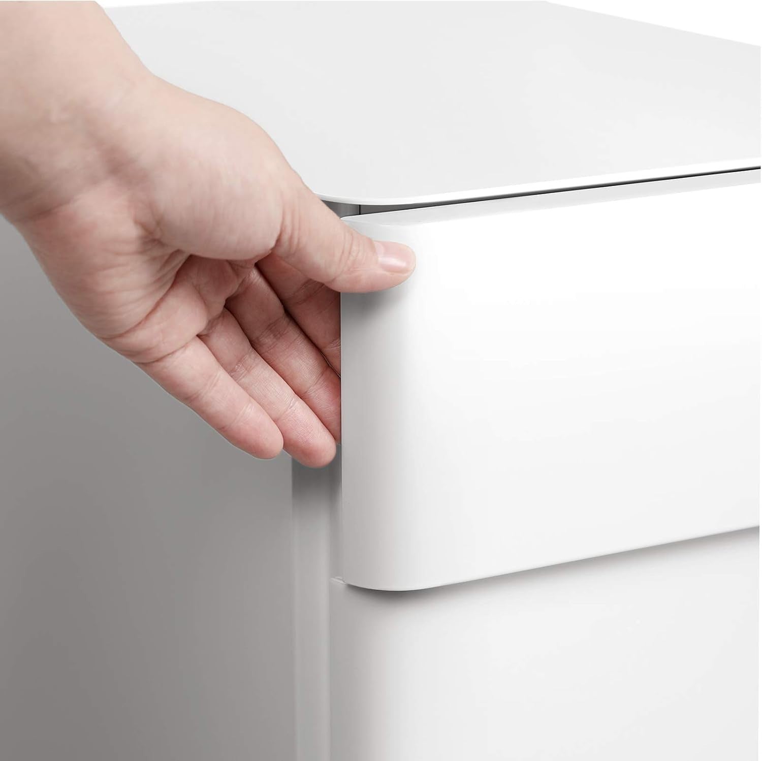 Mobile Lockable File Cabinet on Wheels with 3 Drawers & Secure Lock