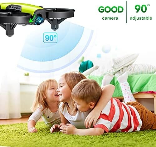 Mini Drone for Kids with Camera, 21min Flight Time, Safe RC Quadcopter Toy