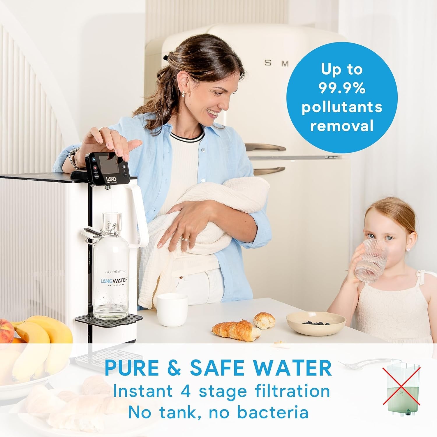 Countertop RO Water Filter Hot Water Alkaline Mineral System