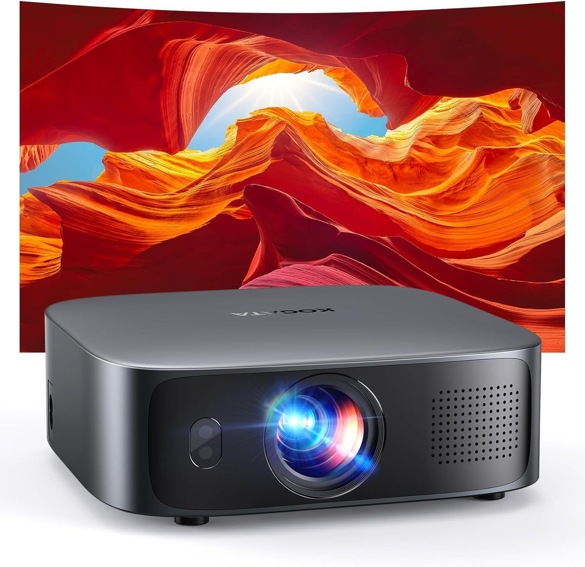 1200 ANSI Short Throw 1080P Smart Projector 4K Dolby WiFi 6
